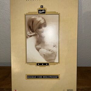 New 2002 'Hooray for Hollywood' Blonde Fashion Barbie Doll